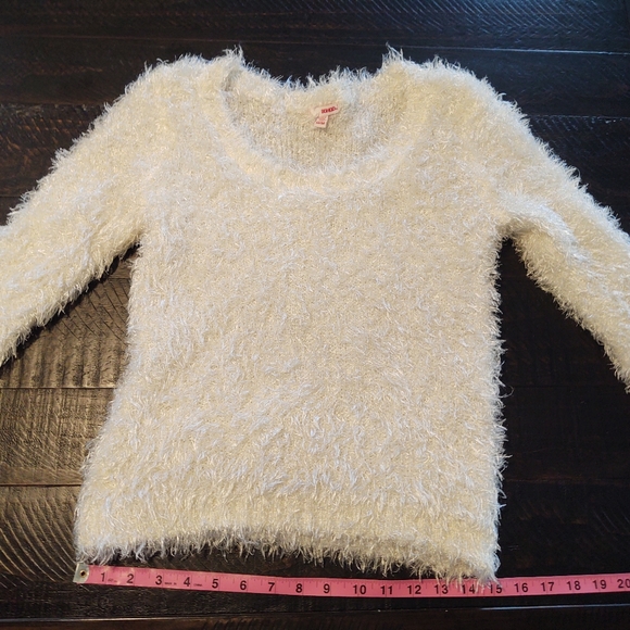 Sweater midi fluffy white Bongo Size M - Picture 3 of 6